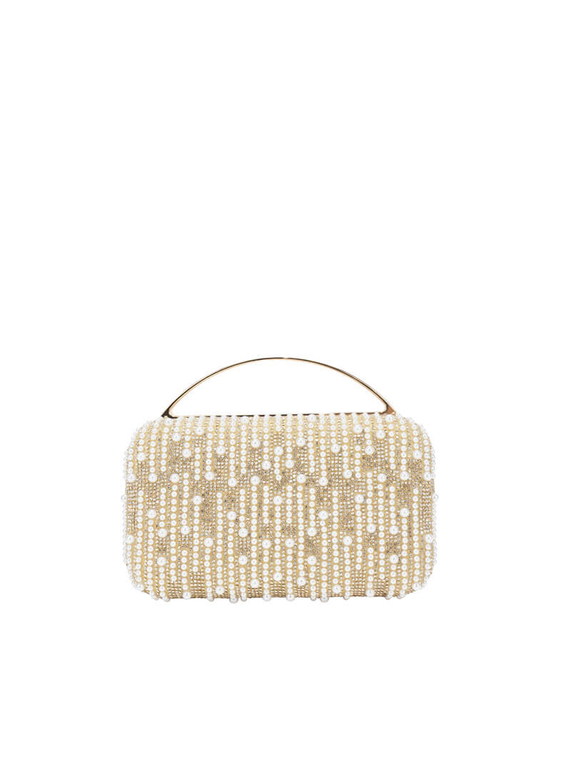Sac de soirée à détails perlés